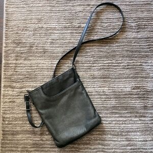 MARGOT New York - Crossbody Black Genuine Leather Bag Purse Handbag 🖤